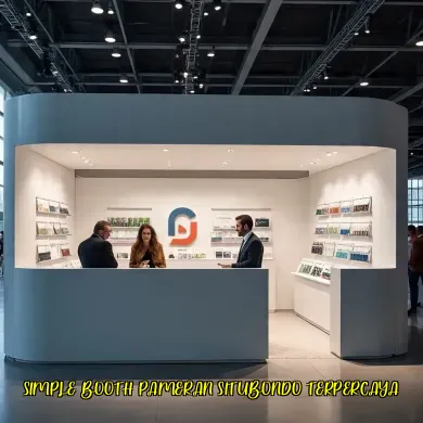 simple booth pameran situbondo terpercaya